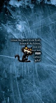 Wenn du ganz leise bist... - Kunstleder Portmoneepanel